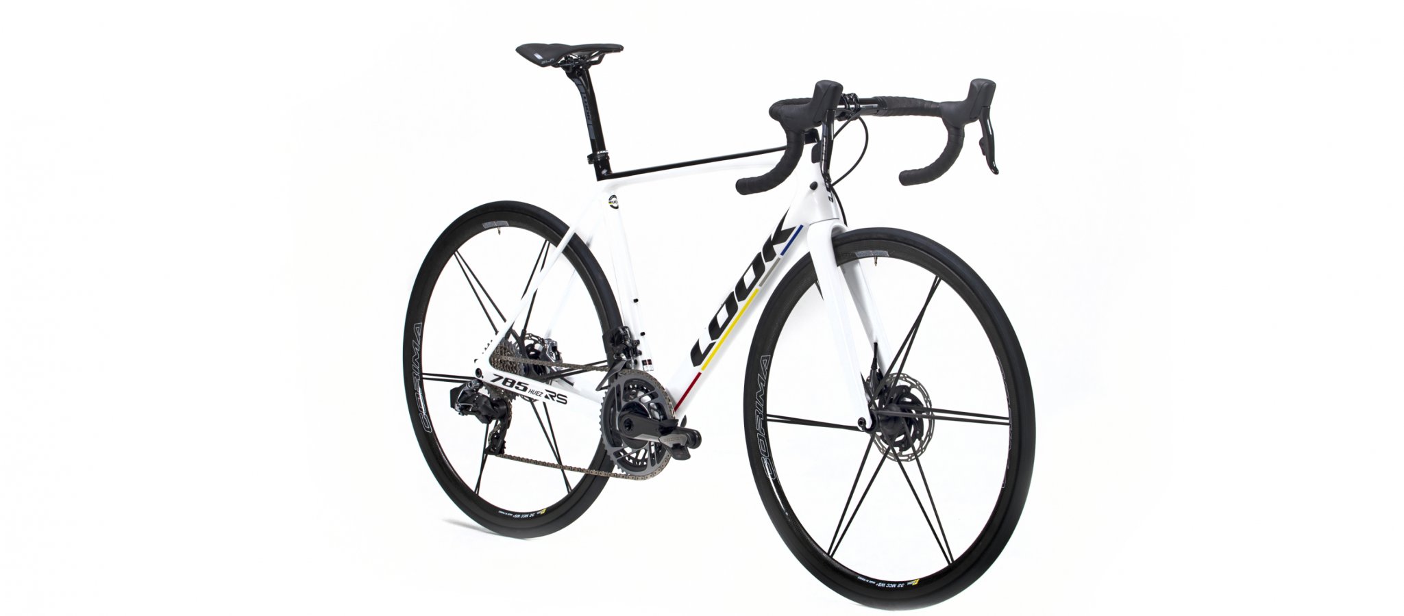 785 HUEZ RS DISC PROTEAM WHITE GLOSSY - LOOK Cycle