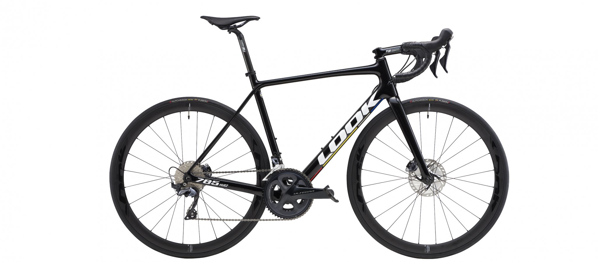 785 HUEZ DISC PROTEAM BLACK GLOSSY - RUOTE LOOK - LOOK Cycle