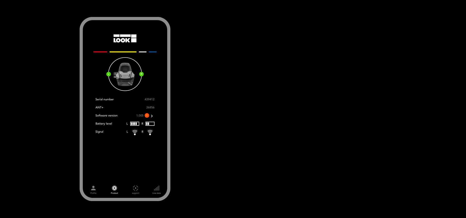 Application features: