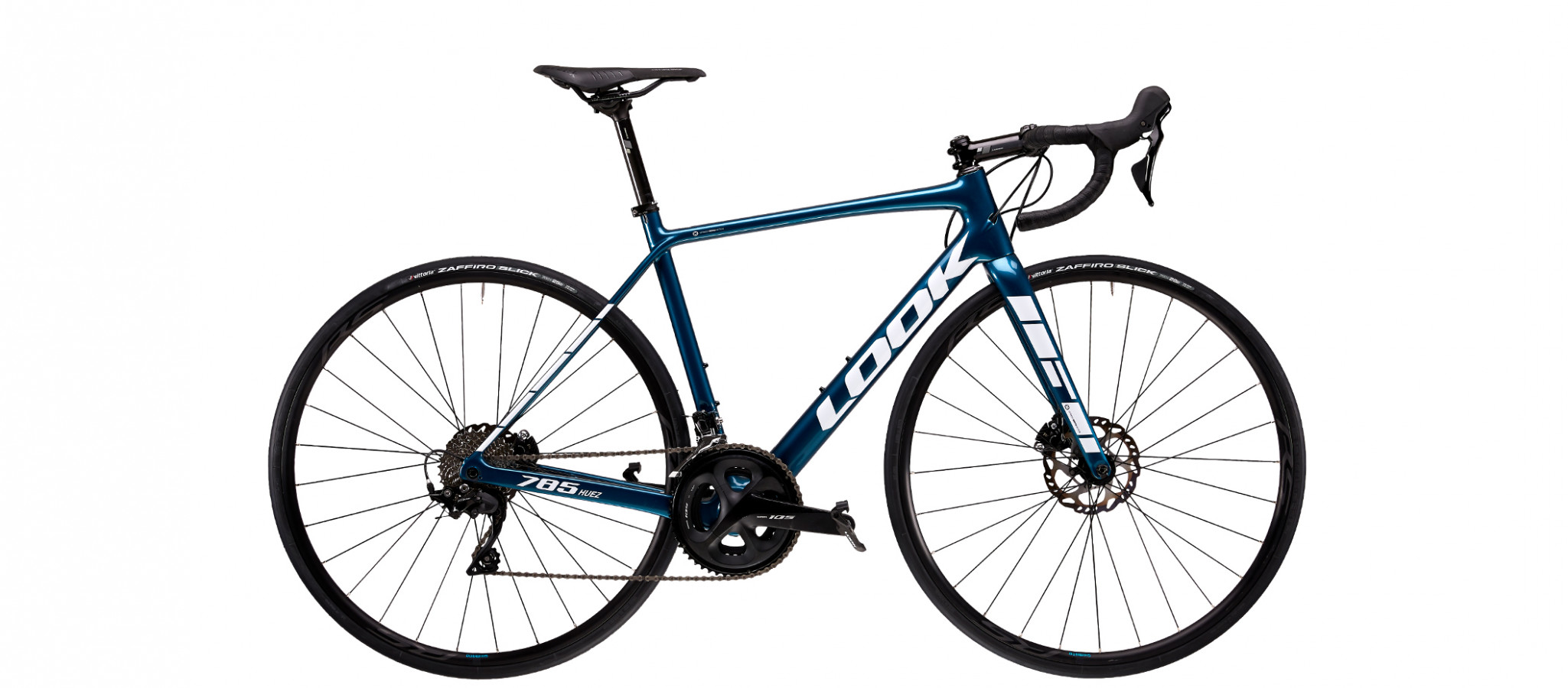 785 HUEZ DISC METALLIC BLUE GLOSSY - LOOK Cycle