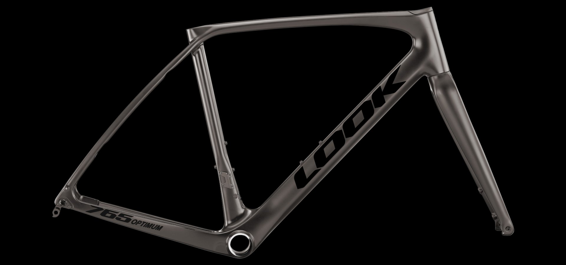 765 Optimum Charcoal Satin Frameset - LOOK Cycle