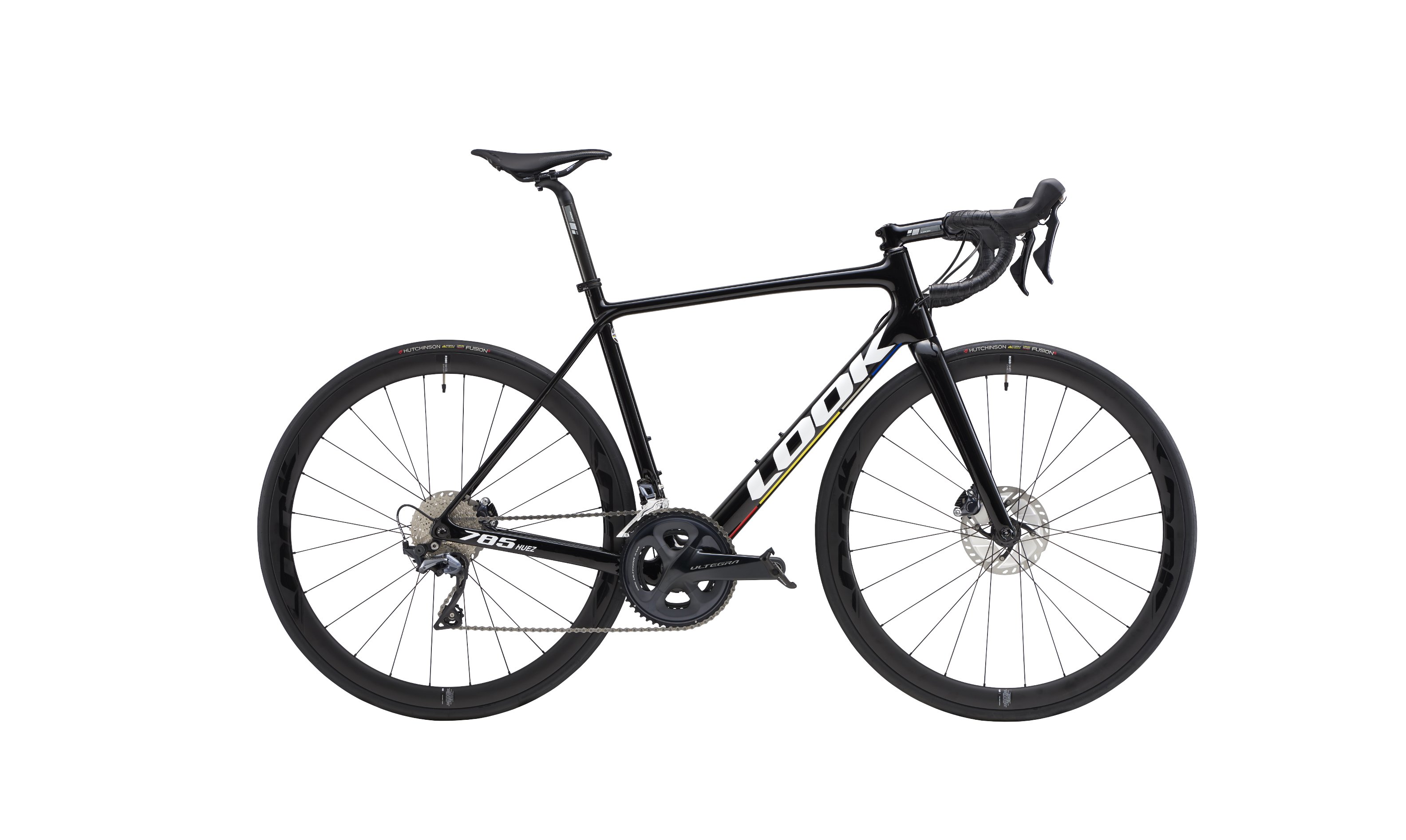 785 HUEZ DISC PROTEAM BLACK GLOSSY - RUOTE LOOK - LOOK Cycle