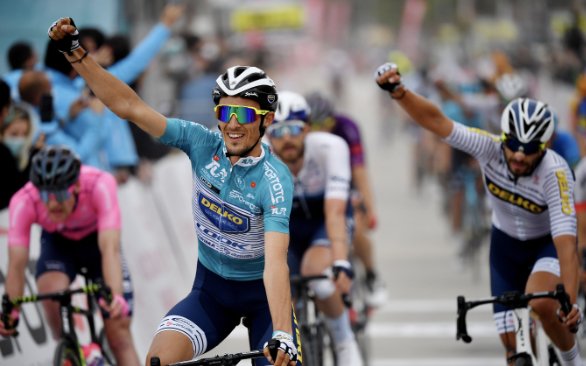 José Manuel Diaz nach seinem Sieg bei der Tour of Turkey