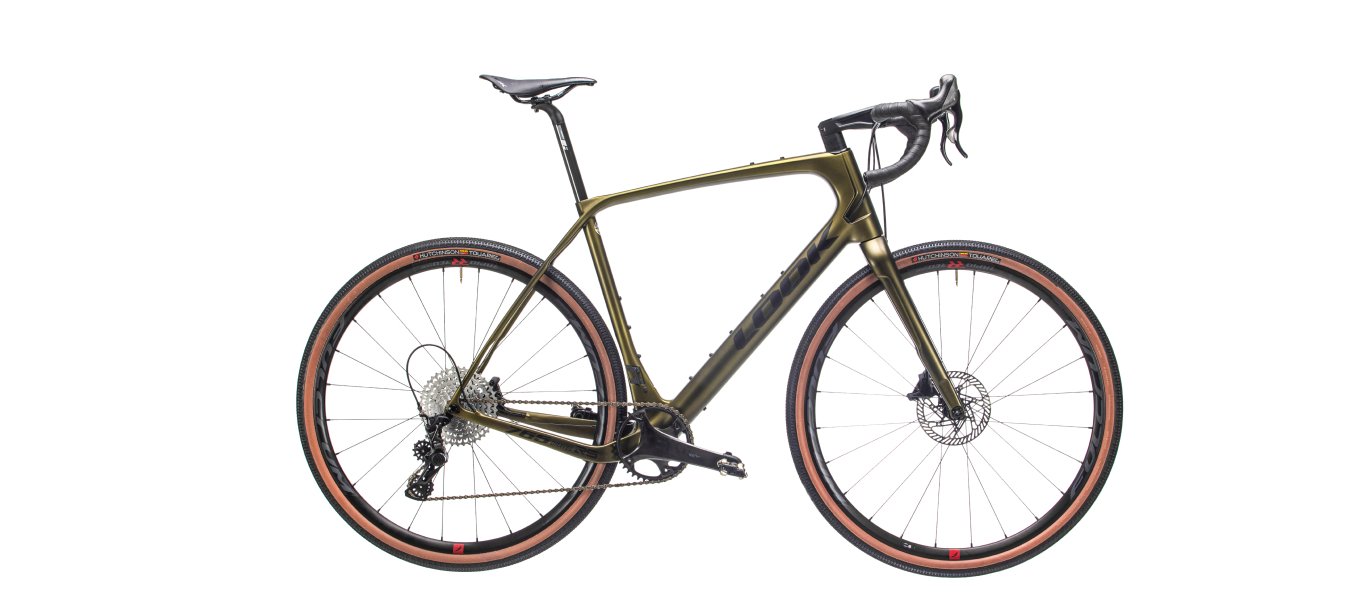 green gravel bike