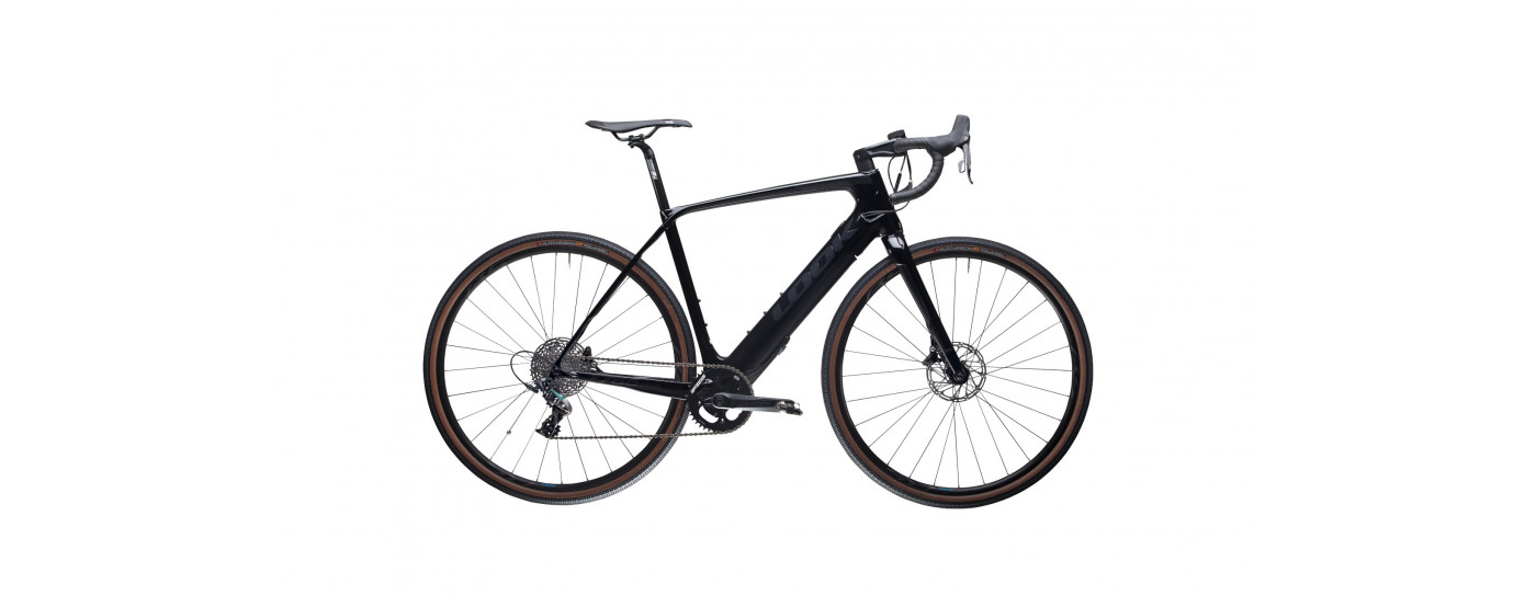 E-765 GRAVEL Full Black Reflect Glossy