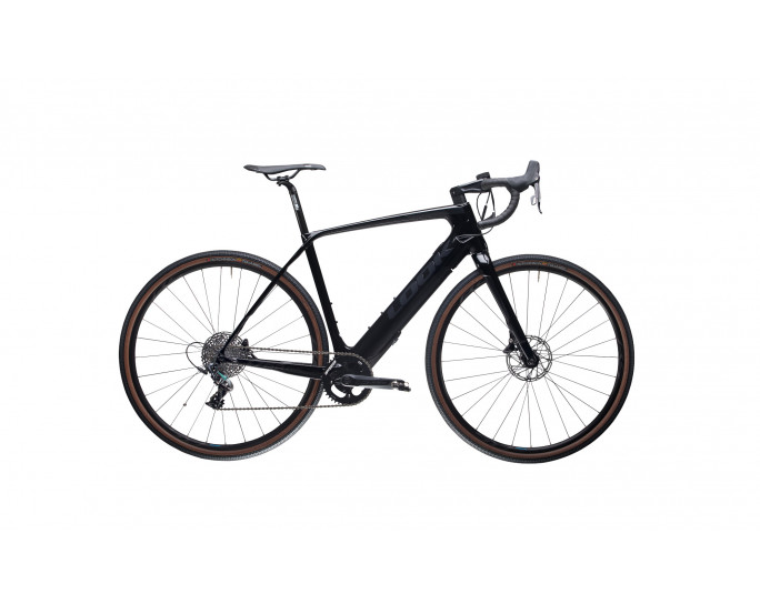E-765 GRAVEL Full Black Reflect Glossy
