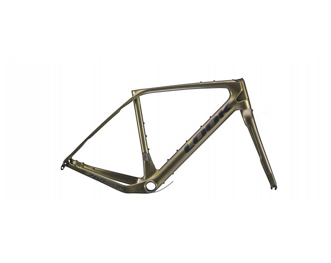 765 Gravel RS Metallic Hope Green Satin Frameset